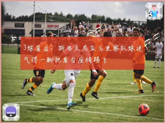 3球落后，斯洛文尼亚戈里察队球迷气得一脚把看台座椅踢飞